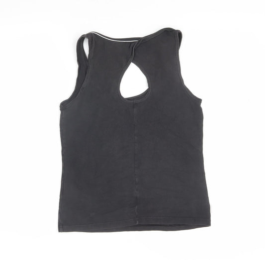 Womens UK Size L Reebok Black  Tank