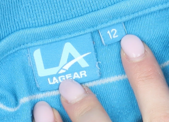 Womens UK Size 12 LA Gear Blue Classic Polo