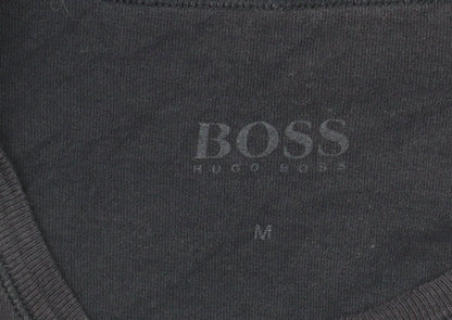 Mens UK Size M HUGO BOSS Black  T-Shirt