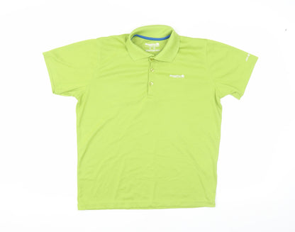 Regatta Men's Green Medium Polo Shirt Adventure Tech