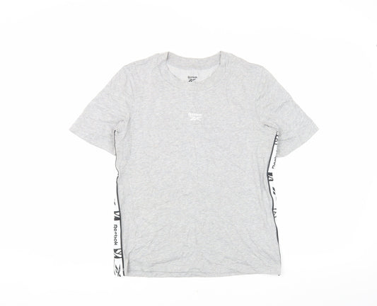 Unisex Adults UK Size M Reebok Grey Jersey T-Shirt