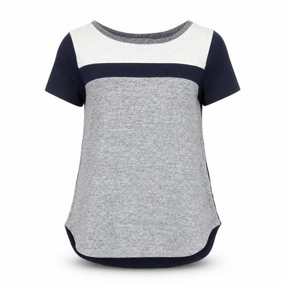 Womens UK Size XS Oasis Multicoloured Basic T-Shirt