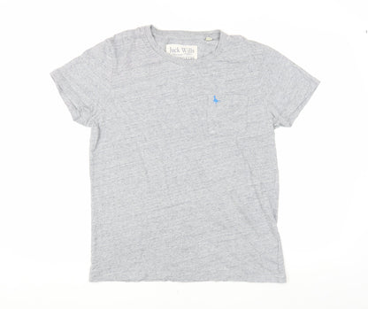 Jack Wills Men's Grey Crew Neck T-Shirt XL