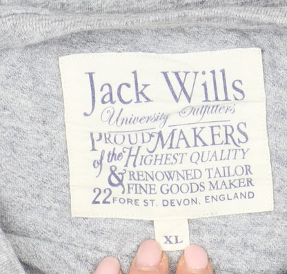 Jack Wills Men's Grey Crew Neck T-Shirt XL