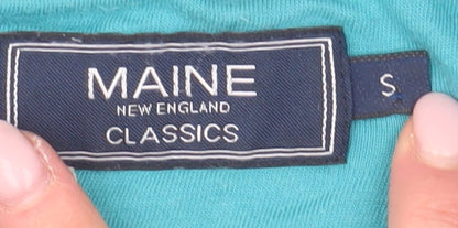 Maine Striped Polo Shirt, Men's Small, Multicoloured Cotton