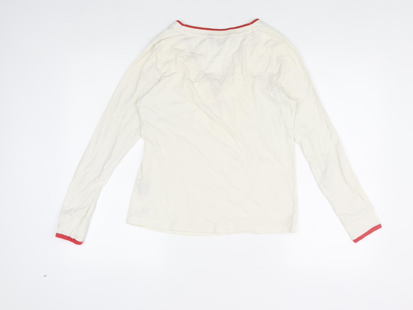 Womens UK Size S Crew Clothing Company White  T-Shirt