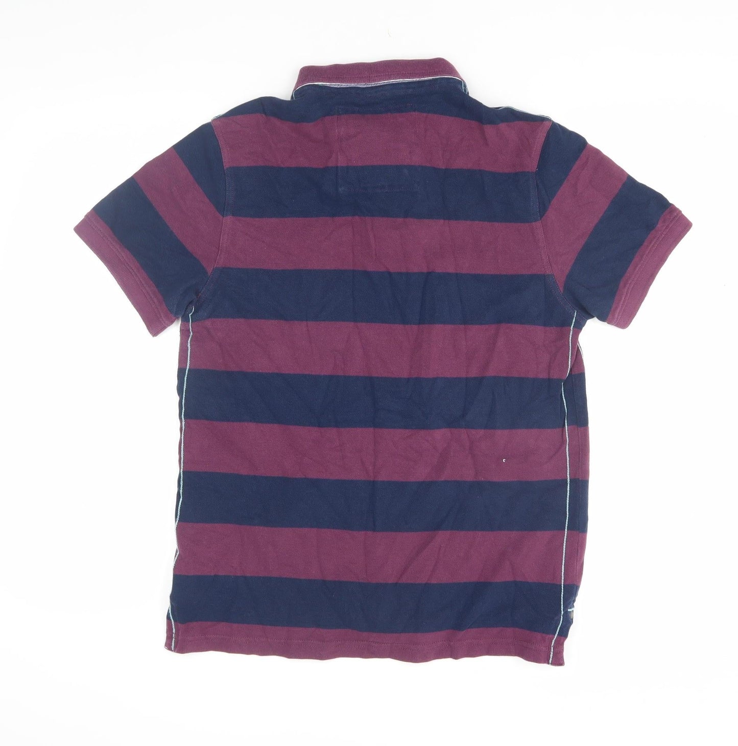Crew Clothing Co. Men's Multicoloured Striped Polo S