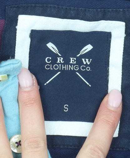 Crew Clothing Co. Men's Multicoloured Striped Polo S