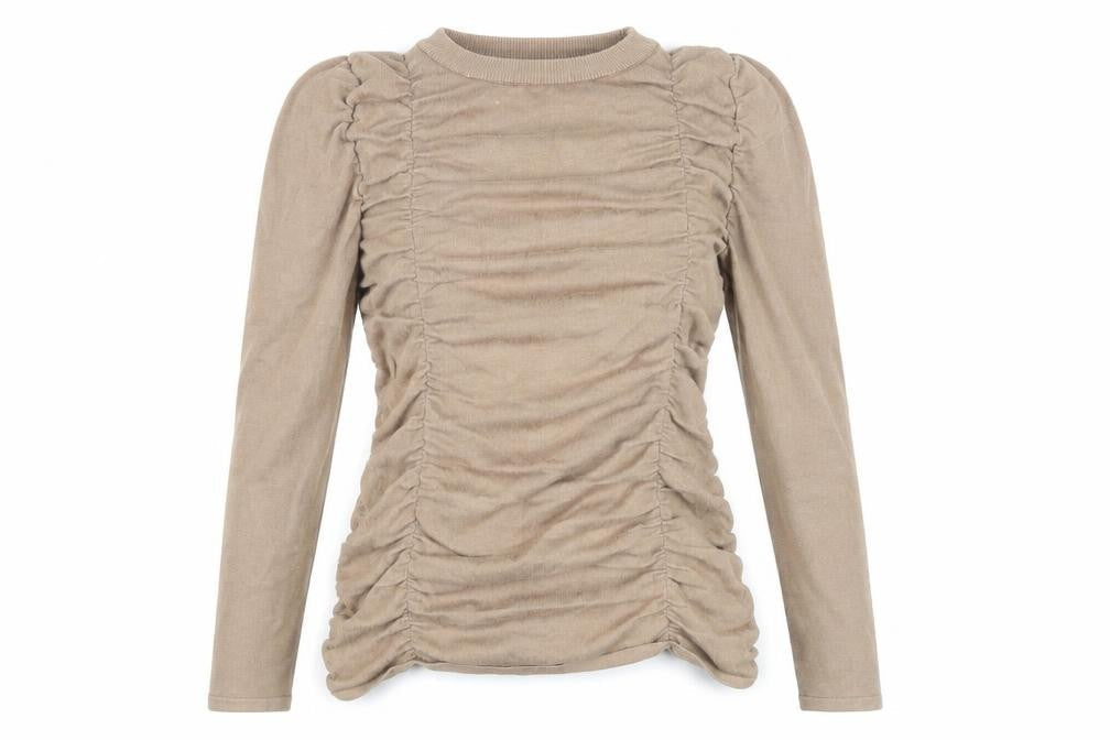 Womens UK Size S by Clara Beige  Blouse