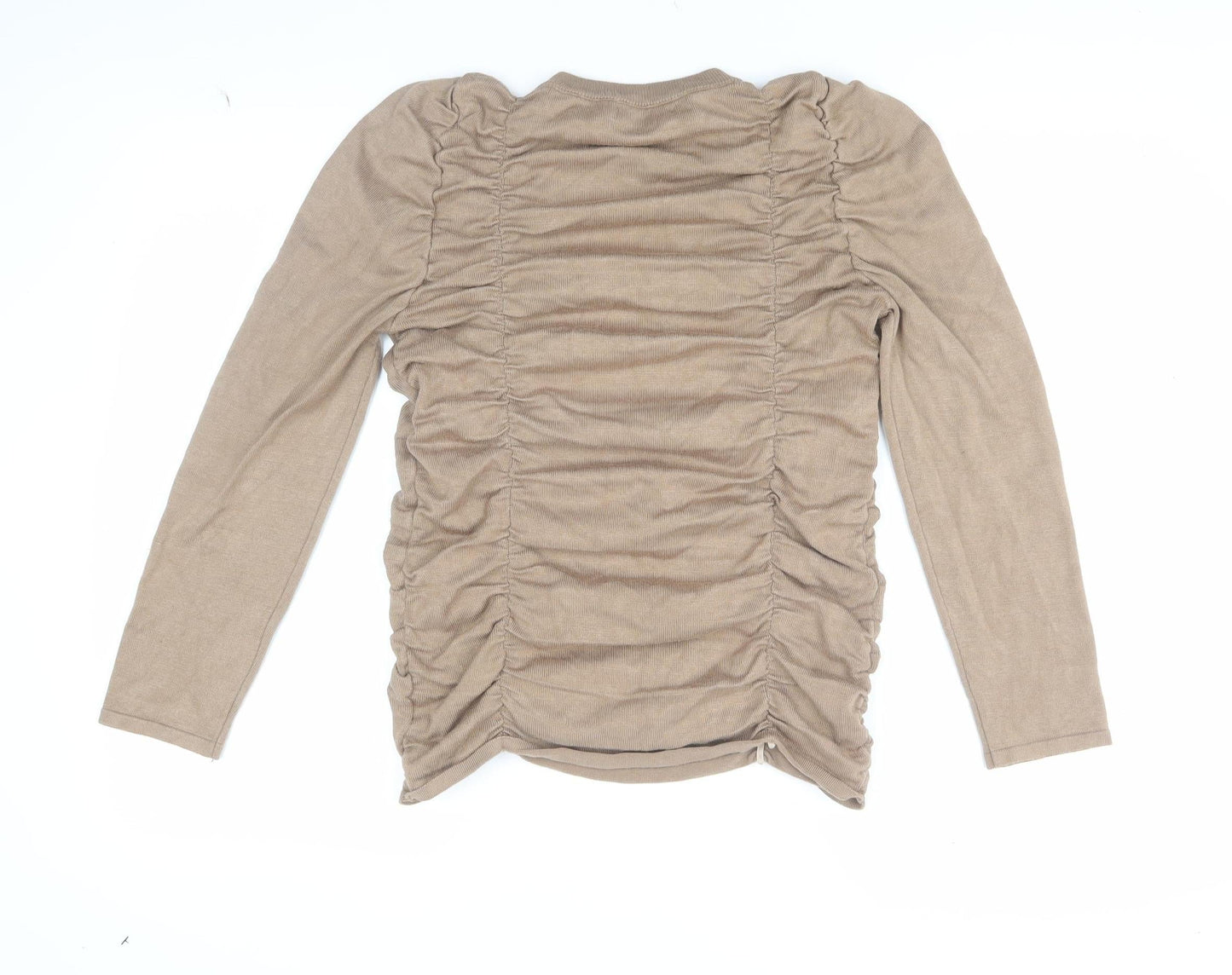 Womens UK Size S by Clara Beige  Blouse