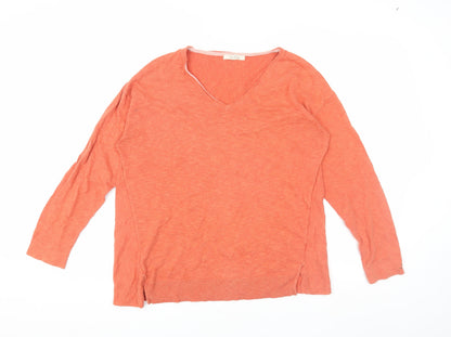 Womens UK Size 12 White Stuff Orange Pullover Jumper