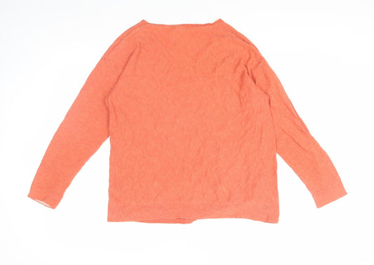 Womens UK Size 12 White Stuff Orange Pullover Jumper