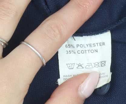 Slazenger Men's Blue Polo Shirt M Short Sleeve Sports