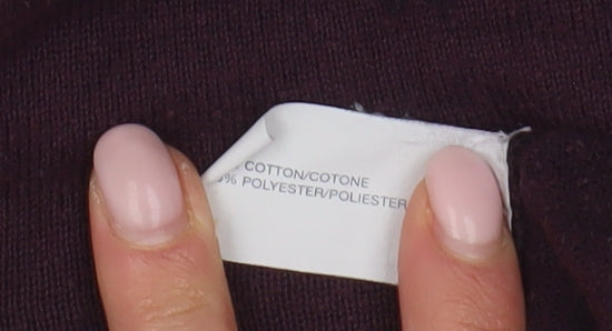 Gap Women's Purple Pullover Jumper, S, Boat Neck