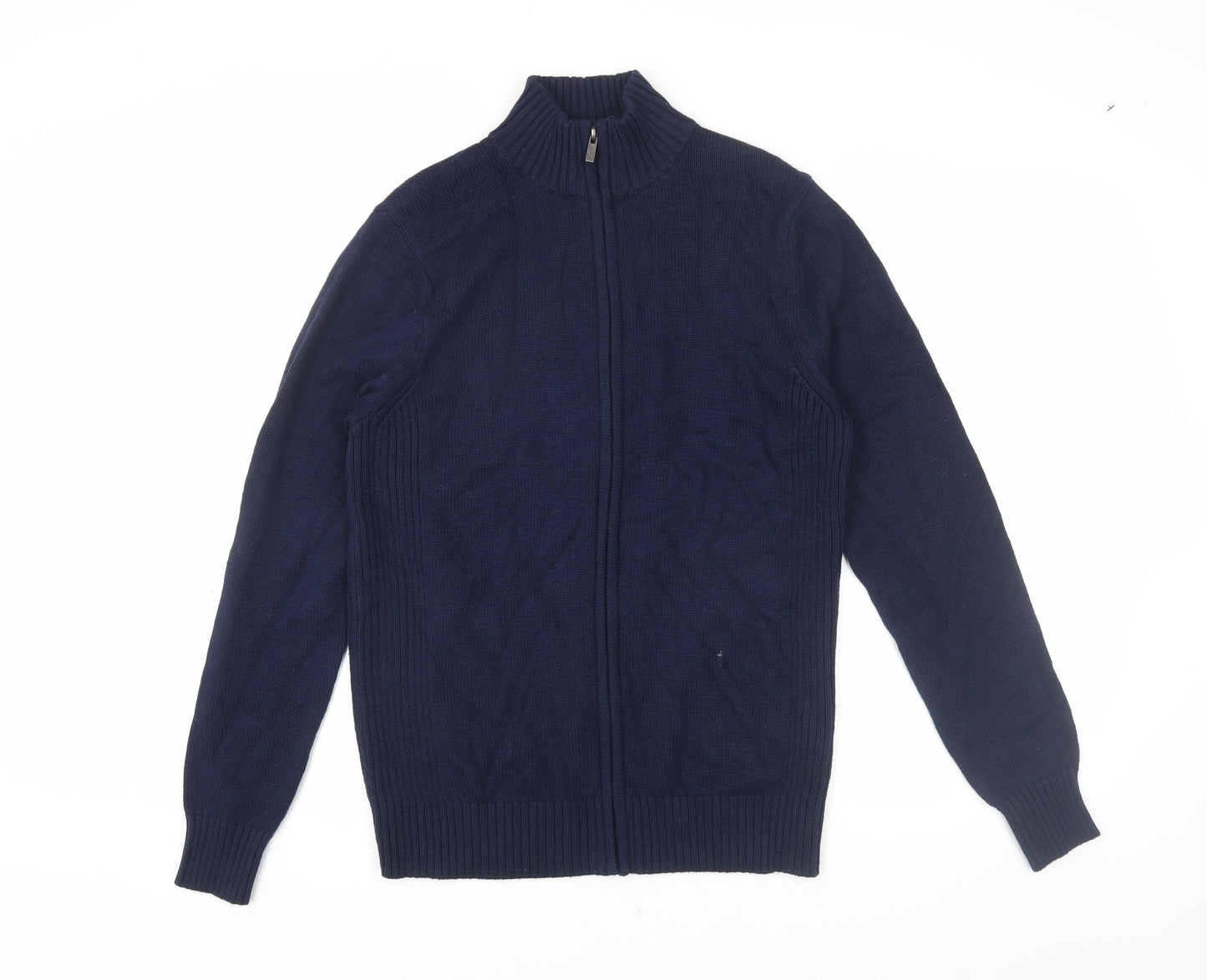Mens UK Size M Savile Row Blue Bomber Jacket