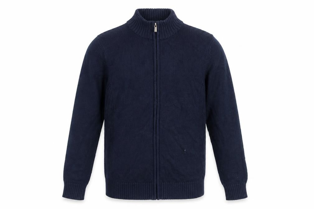 Mens UK Size M Savile Row Blue Bomber Jacket