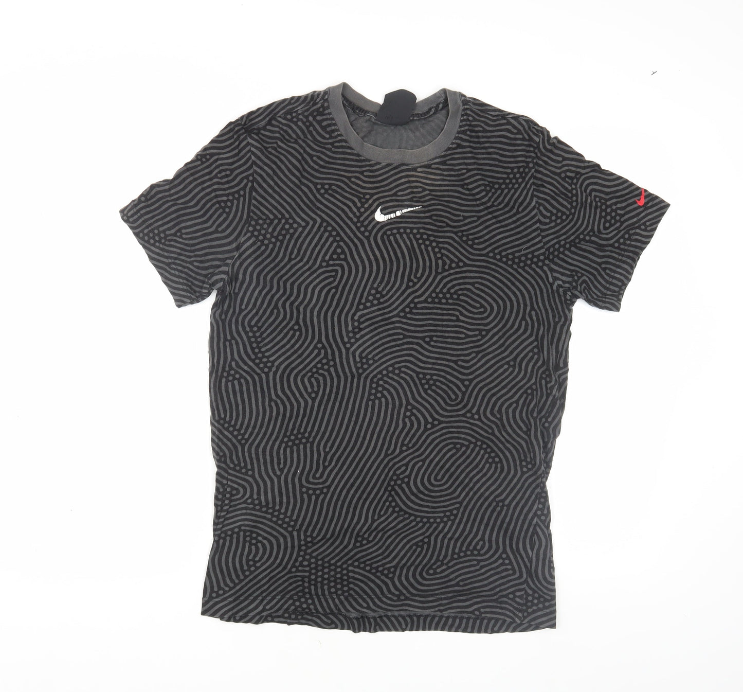 Nike Men Black S Graphic Print T-Shirt