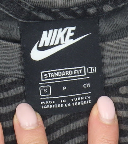 Nike Men Black S Graphic Print T-Shirt