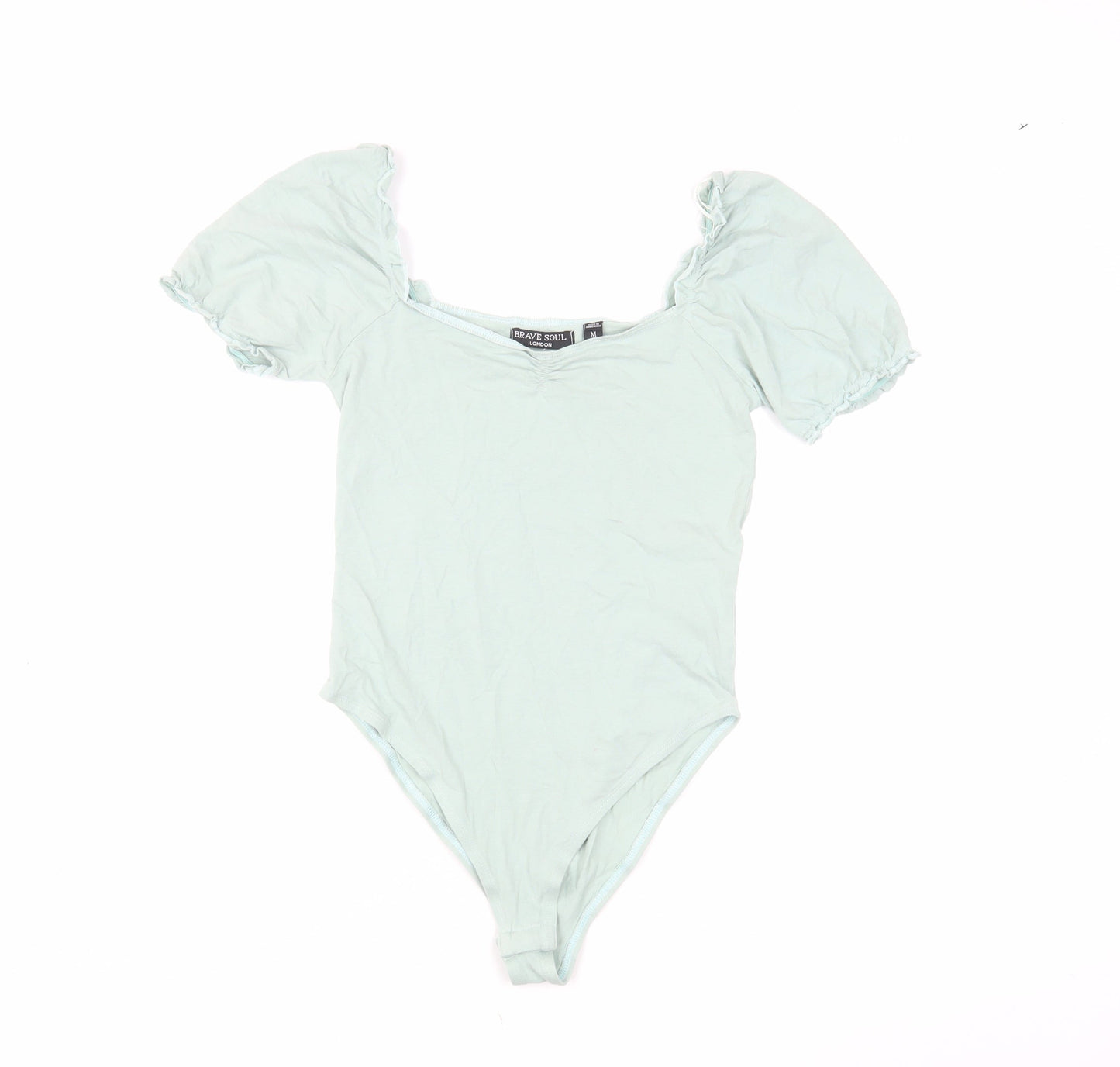 Brave Soul Women's Green Bodysuit, M, Casual Jersey