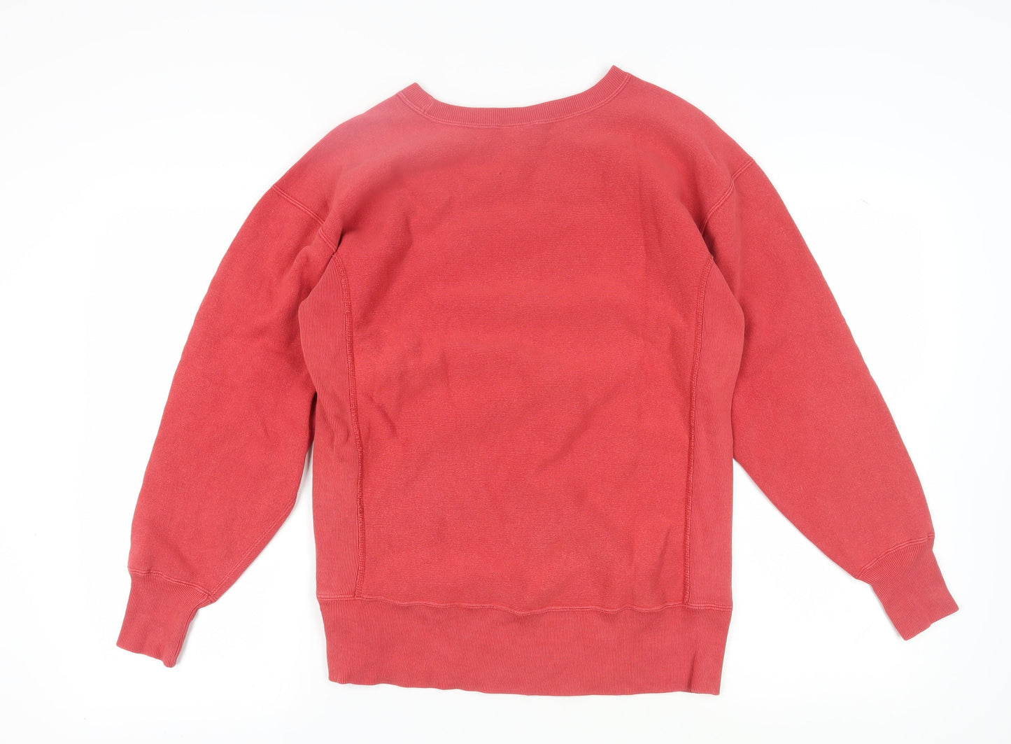 Mens UK Size L Champion Red Pullover Sweatshirt