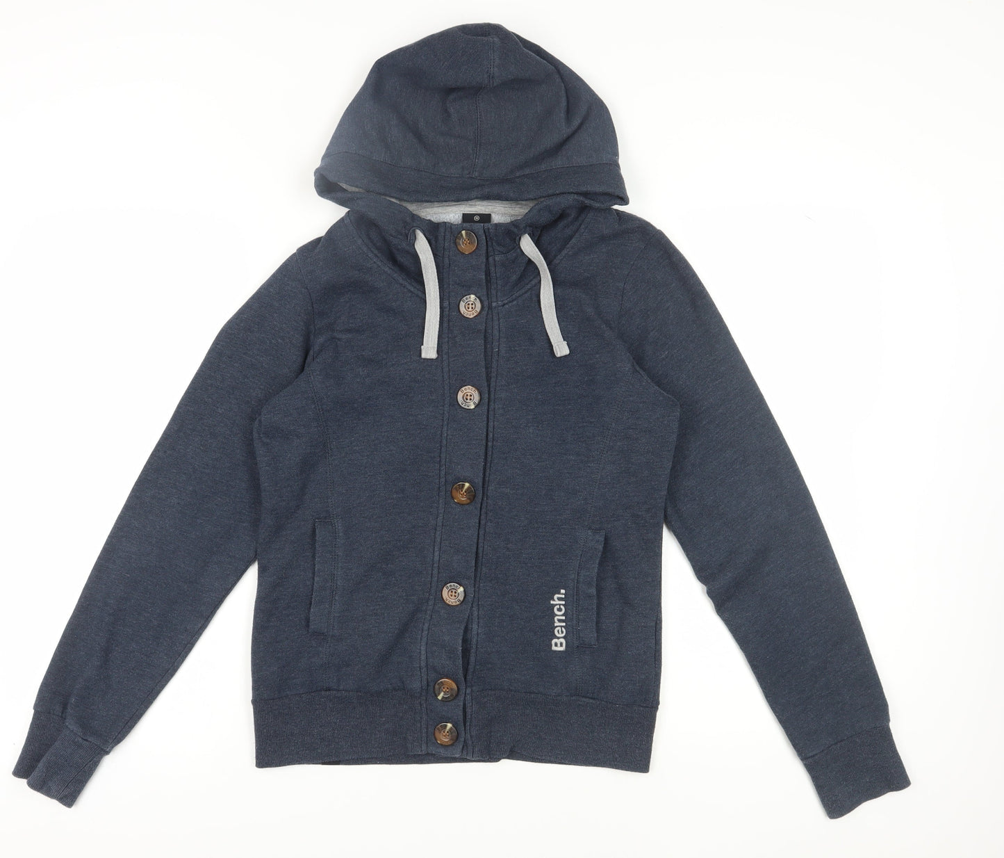 Mens UK Size M Bench Blue Cardigan Hoodie