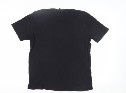 Mens UK Size L Champion Black  T-Shirt