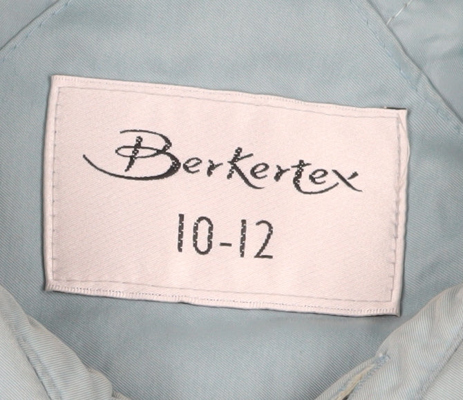 Womens UK Size 10 Berkertex Blue Parka Coat