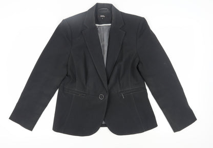 Marks and Spencer Women's Black Suit Jacket Size 16