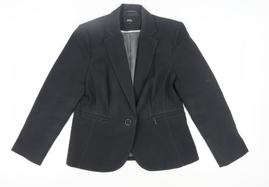 Marks and Spencer Women's Black Suit Jacket Size 16