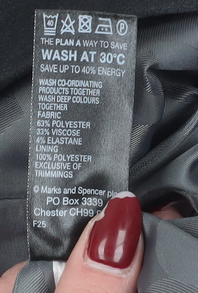 Marks and Spencer Women's Black Suit Jacket Size 16