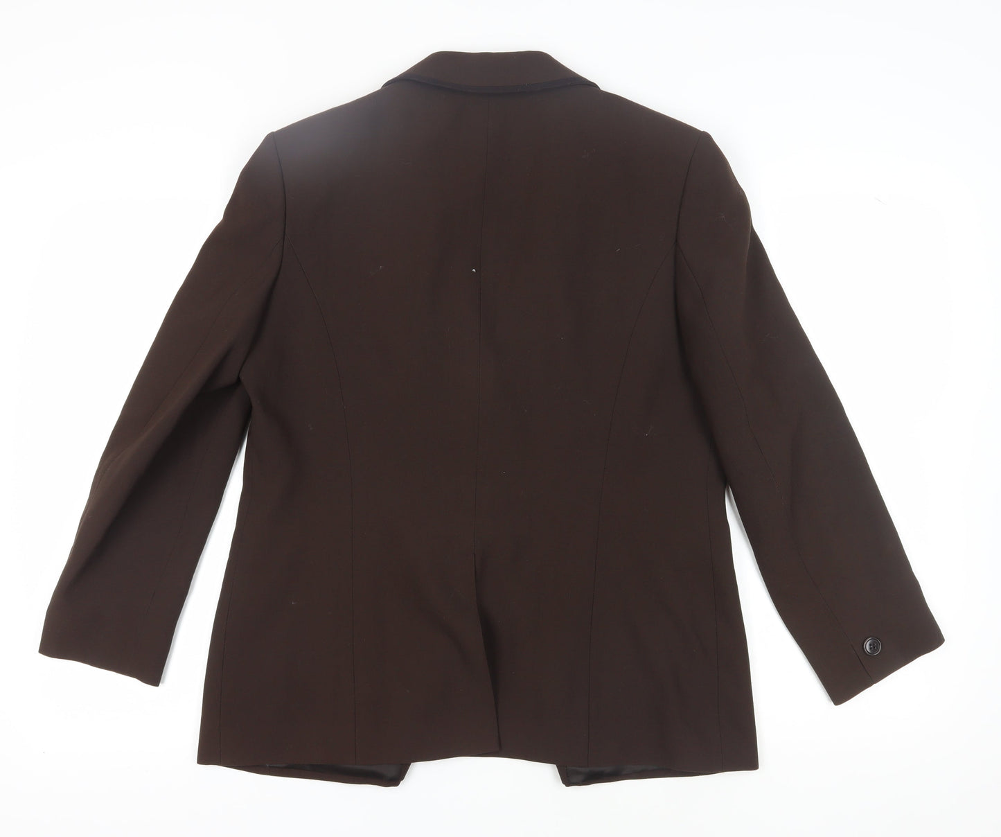 Viyella Women's Brown Blazer Size 14 Classic Lined