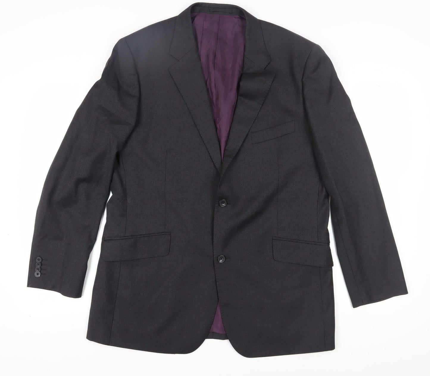 Mens UK Size 44 T.M.Lewin Regular Grey Suit Jacket