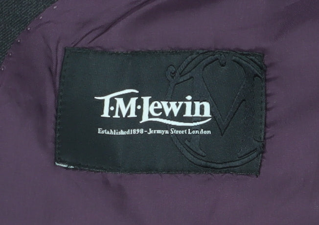 Mens UK Size 44 T.M.Lewin Regular Grey Suit Jacket