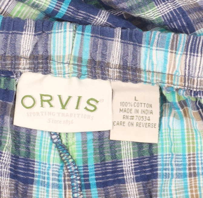 Womens UK Size L Orvis Relaxed Fit Casual Multicoloured Trousers