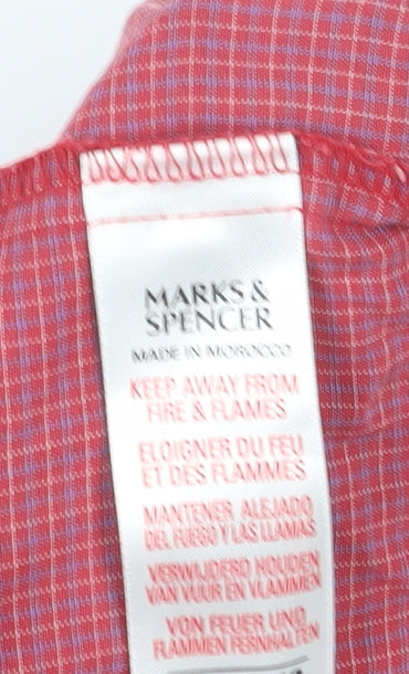 Marks and Spencer Red Check Dress Shirt 18-24 Months
