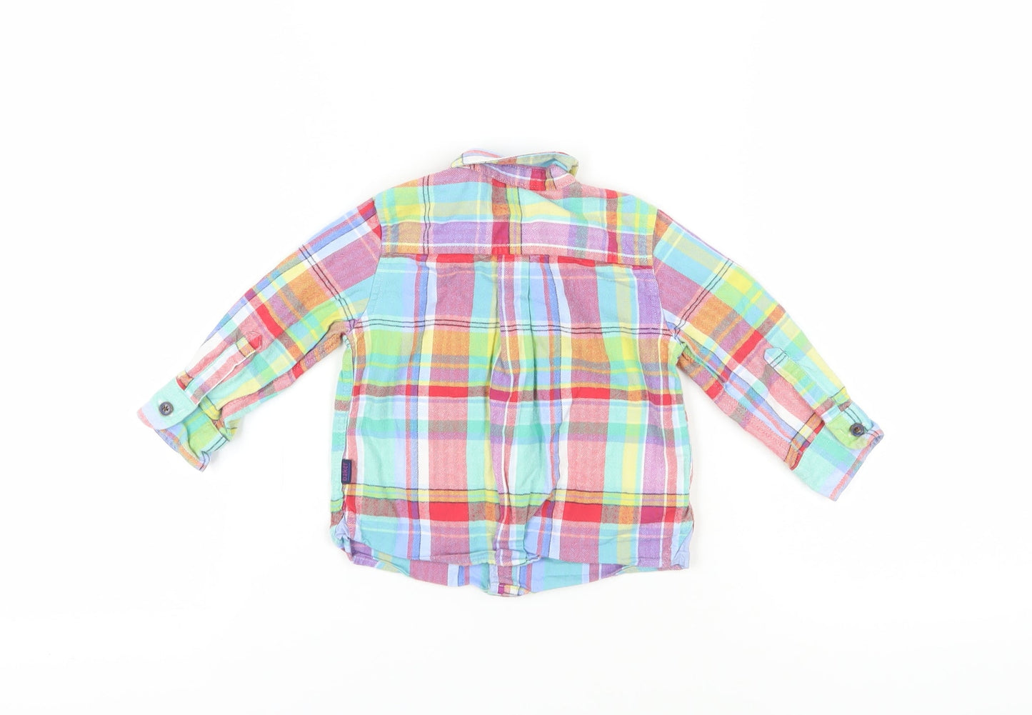 Baker by Ted Baker 12-18M Unisex Multicoloured Plaid Shirt