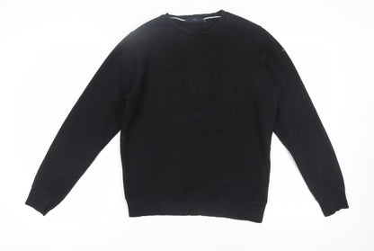 Mens UK Size M Duck and Cover Black Pullover Sweatshirt