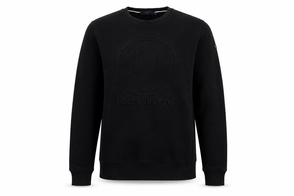 Mens UK Size M Duck and Cover Black Pullover Sweatshirt