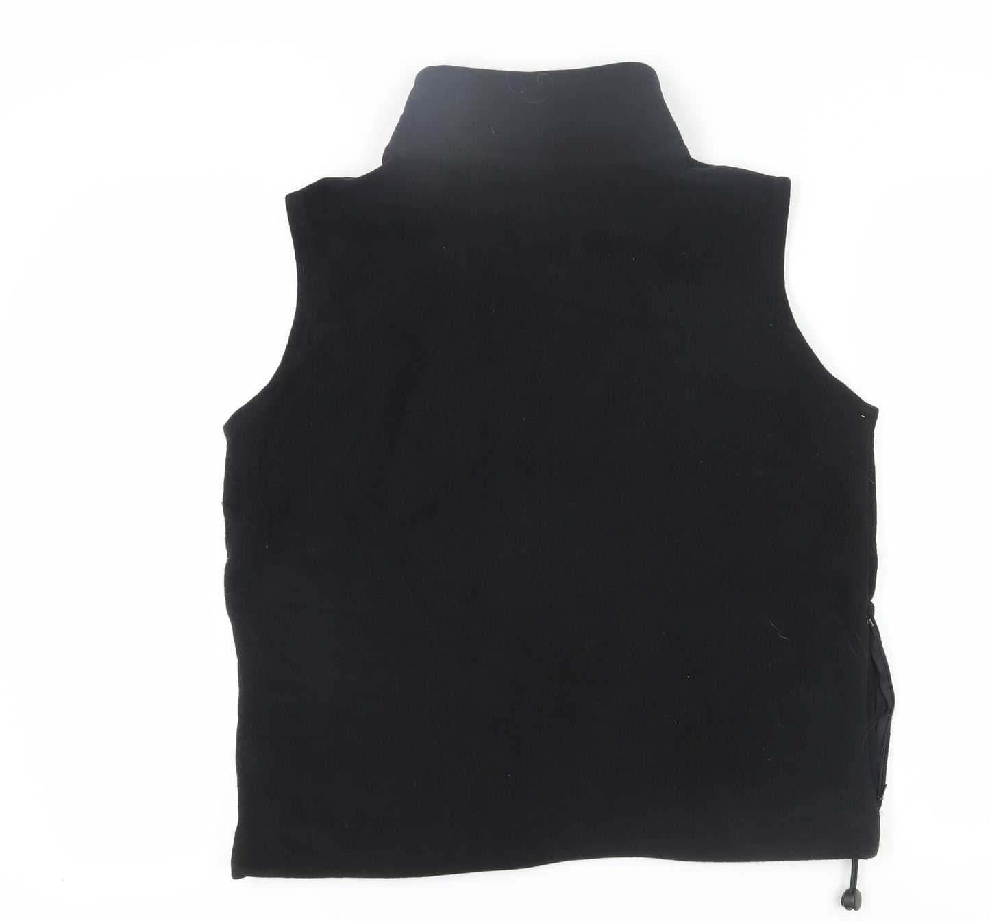 NX Women's Black Sleeveless Hoodie Vest UK 16 Casual Relaxed