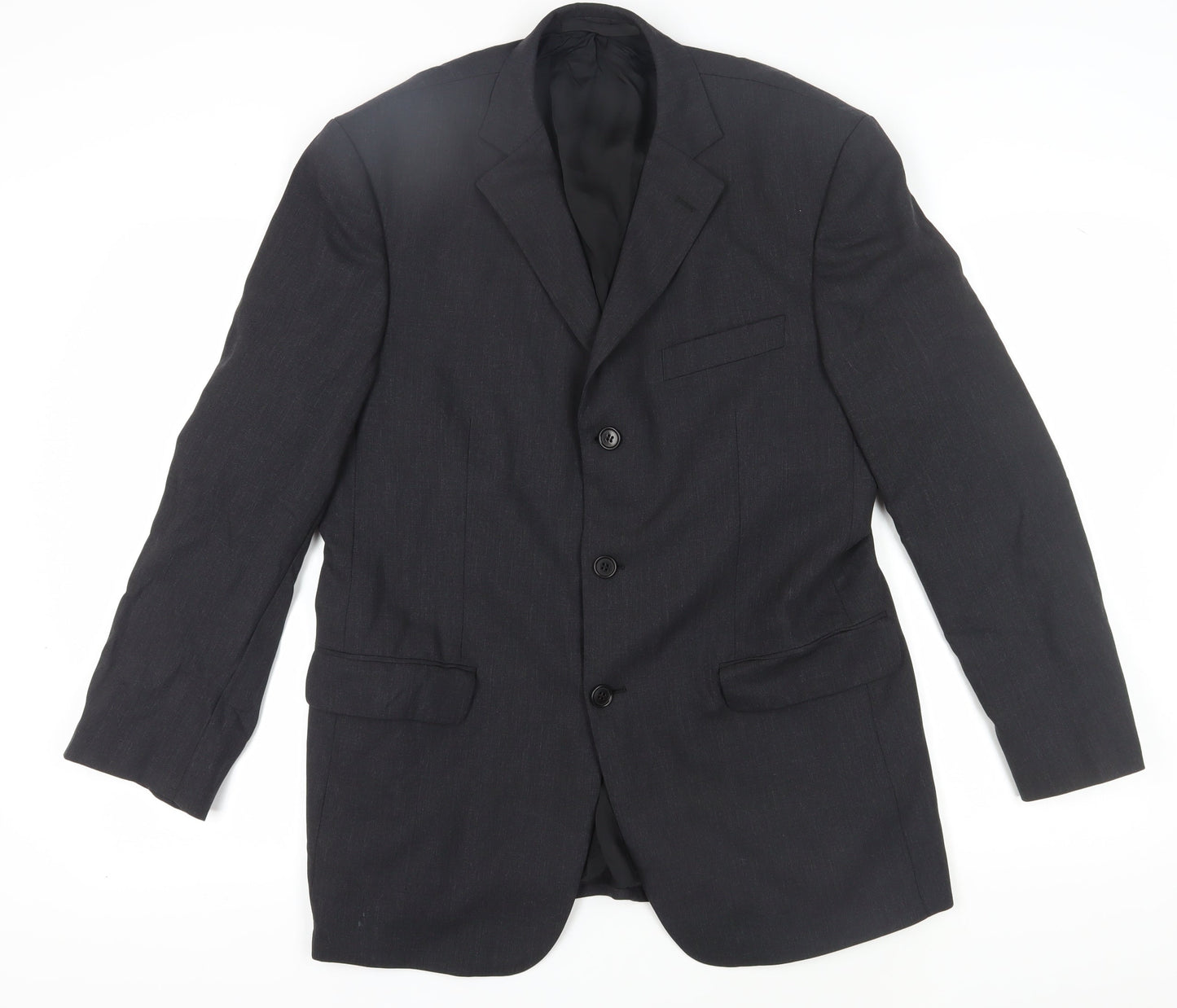 Mens UK Size 40 Marks and Spencer Regular Black Suit Jacket