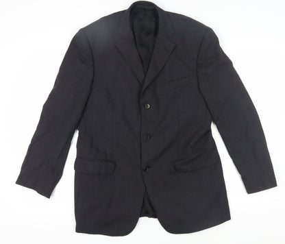 Mens UK Size 40 Marks and Spencer Regular Black Suit Jacket