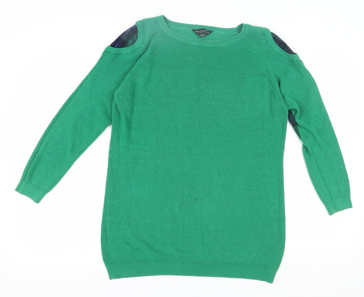 Womens UK Size 18 Dorothy Perkins Green Pullover Jumper