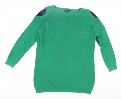 Womens UK Size 18 Dorothy Perkins Green Pullover Jumper