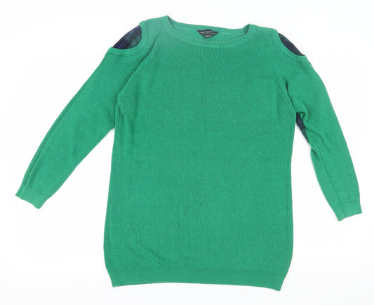 Womens UK Size 18 Dorothy Perkins Green Pullover Jumper