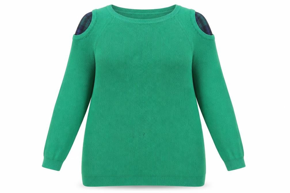 Womens UK Size 18 Dorothy Perkins Green Pullover Jumper