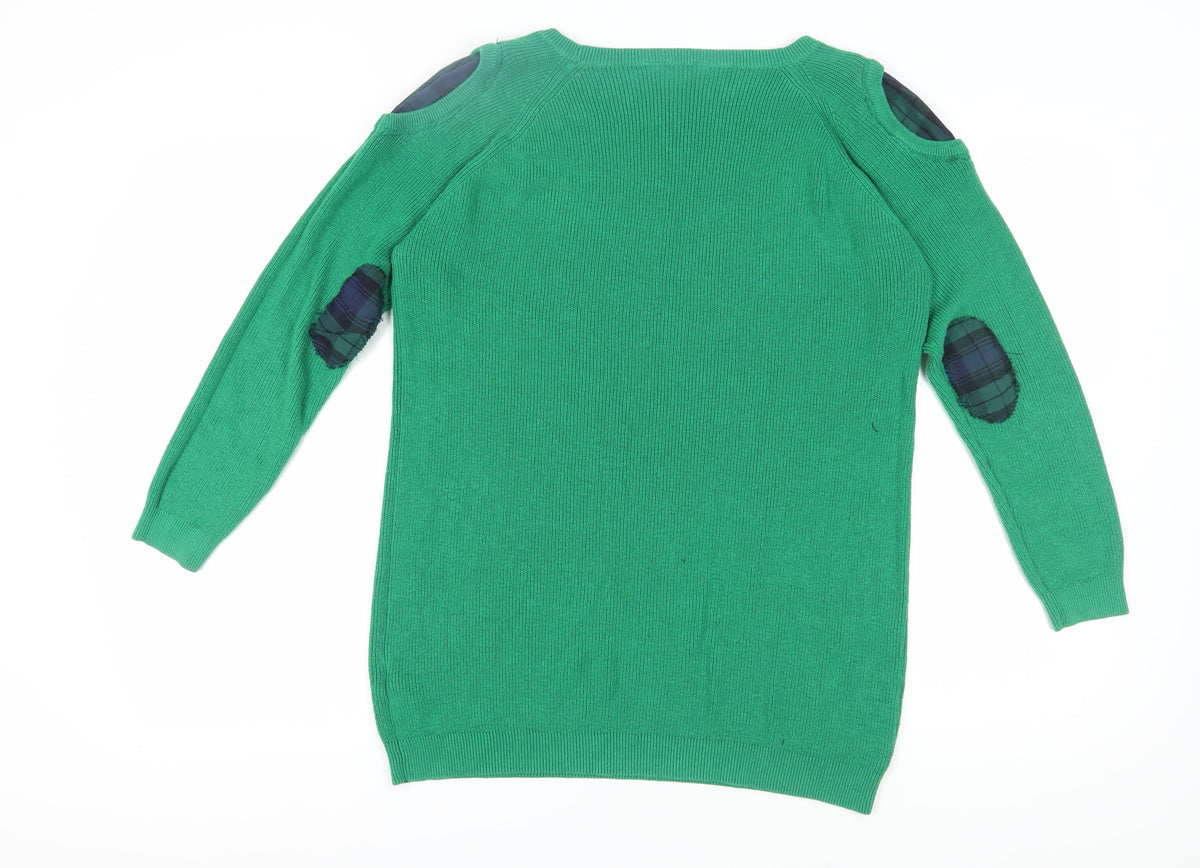 Womens UK Size 18 Dorothy Perkins Green Pullover Jumper