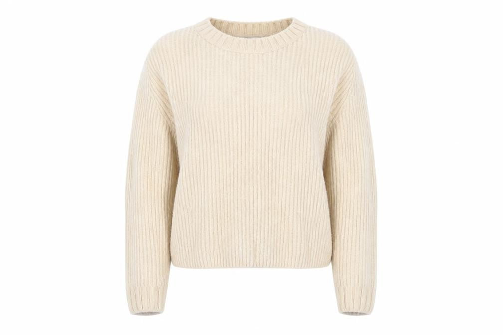 Womens UK Size L H&M Beige Pullover Jumper