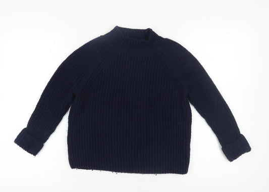 Womens UK Size 8 Topshop Blue Pullover Jumper