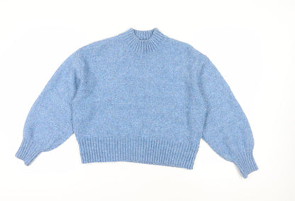 Womens UK Size M Monki Blue Pullover Jumper