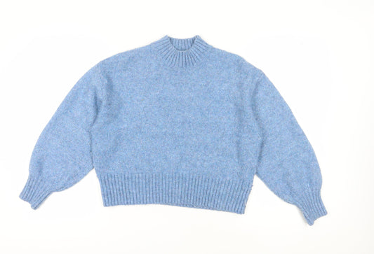 Womens UK Size M Monki Blue Pullover Jumper